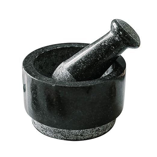Large Reversible Marble Mortar & Pestle – Natural Stone Craftsmanship