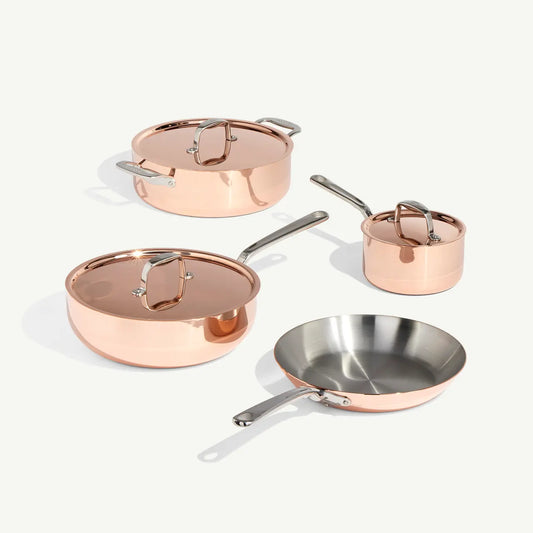 The Copper Elite Clad Cookware Set – Handcrafted in France