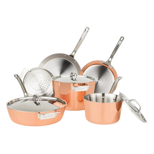 Viking 4-Ply Contemporary Copper 9-Piece Cookware Set